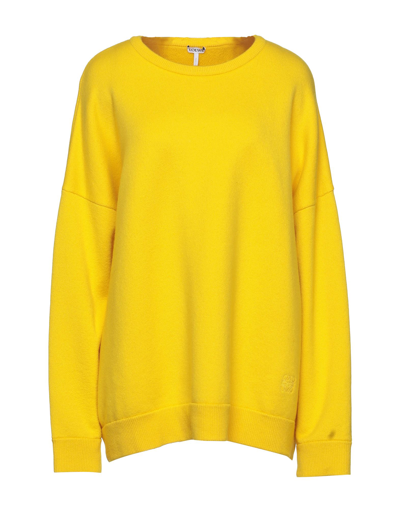 Shop Loewe Sweaters In Yellow