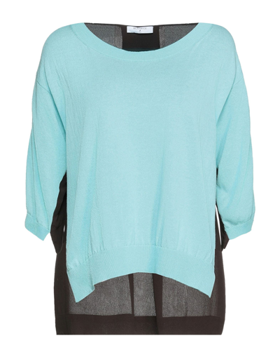 Shop Beatrice B Beatrice.b Sweaters In Sky Blue