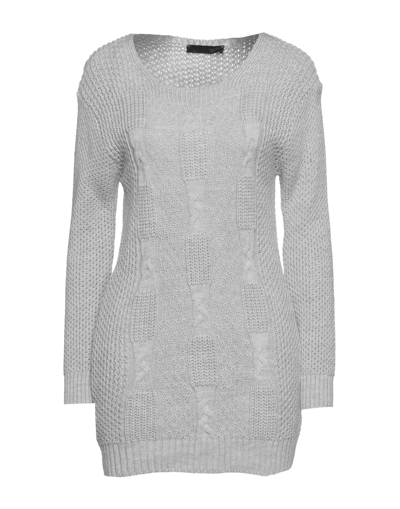 Shop Exte Woman Sweater Light Grey Size L/xl Acrylic, Wool