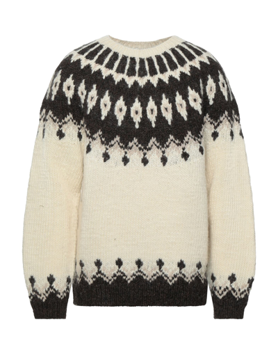 Shop Junya Watanabe Comme Des Garçons Man Sweater Dark Brown Size L Wool