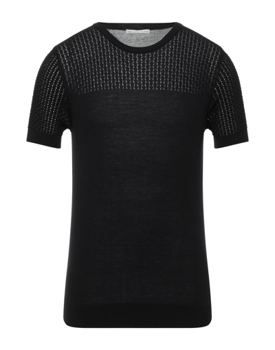 Shop Grey Daniele Alessandrini Man Sweater Black Size 40 Cotton