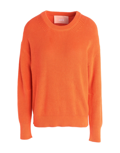 Shop Jjxx By Jack & Jones Woman Sweater Orange Size Xs Cotton