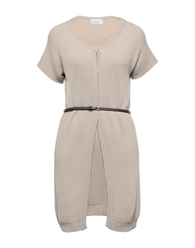 Shop Accuà By Psr Woman Cardigan Beige Size 6 Cotton, Nylon