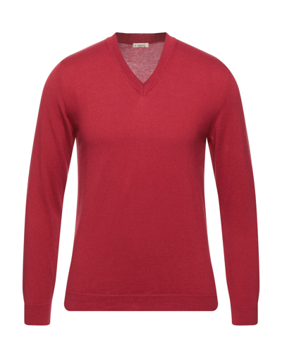 Shop Bellwood Man Sweater Red Size 42 Cotton, Wool