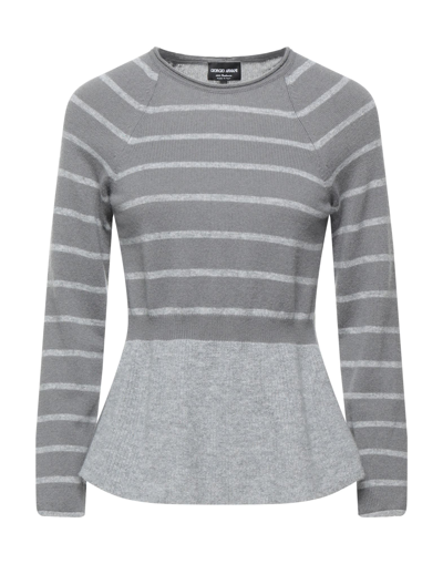 Shop Giorgio Armani Woman Sweater Grey Size 4 Cashmere