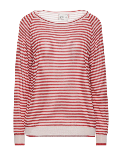 Shop Anita Di. Woman Sweater Red Size L Viscose, Polyester