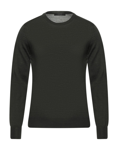Shop Vneck Man Sweater Dark Green Size 44 Wool, Polyacrylic, Polyester, Polyurethane