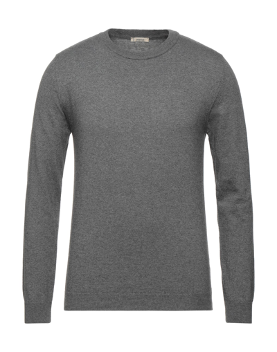 Shop Bellwood Man Sweater Lead Size 48 Cotton, Cashmere In Grey