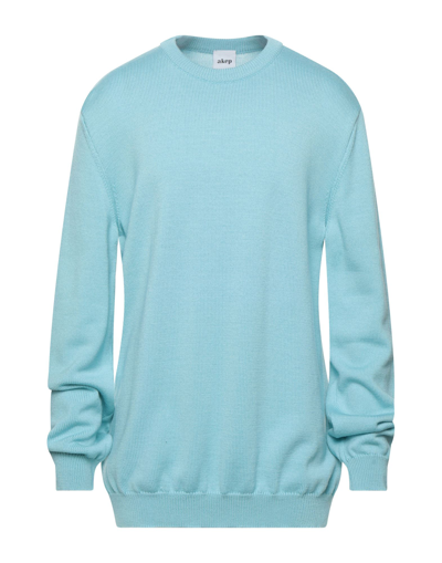 Shop Akep Sweaters In Sky Blue