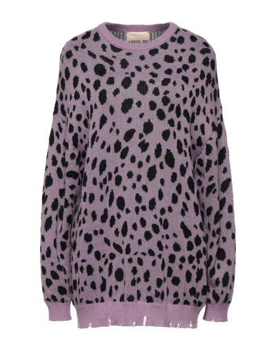 Shop Aniye By Woman Sweater Light Purple Size L Acetate, Polyamide, Wool, Mohair Wool, Alpaca Wool