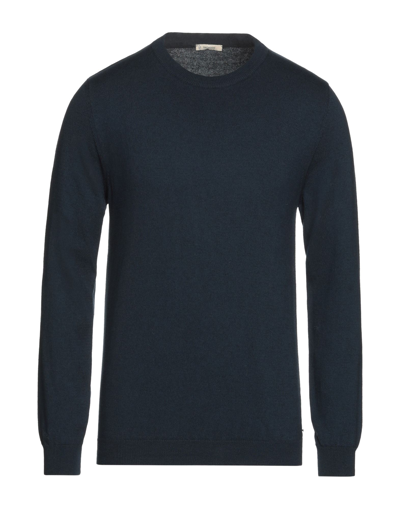 Shop Bellwood Man Sweater Navy Blue Size 44 Cotton, Cashmere