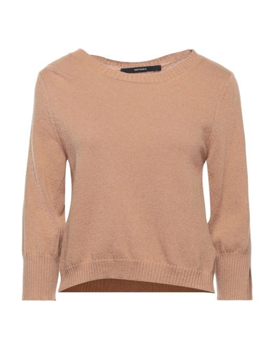 Shop Bellwood Woman Sweater Camel Size M Wool, Viscose, Polyamide, Cashmere In Beige