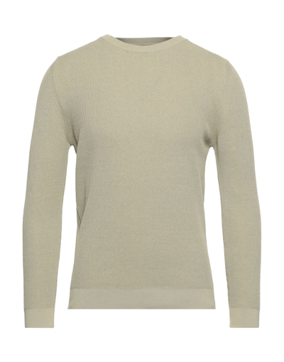 Shop Bellwood Man Sweater Sage Green Size 44 Cotton
