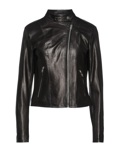 Shop Masterpelle Woman Jacket Black Size 10 Soft Leather