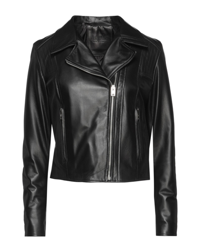 Shop Masterpelle Woman Jacket Black Size 6 Soft Leather