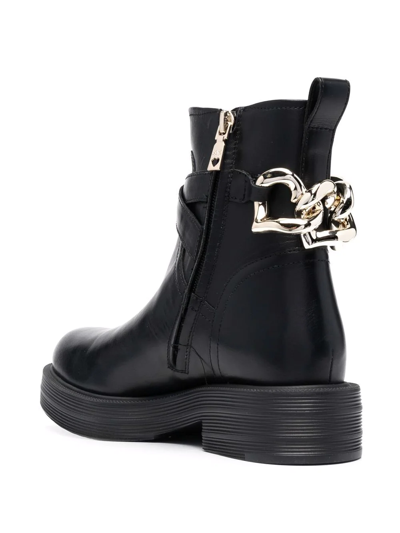 Shop Love Moschino Heart-charm Ankle Boots In Black