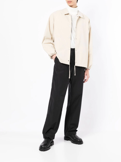 Essentials Coaches Track Jacket In Neutrals