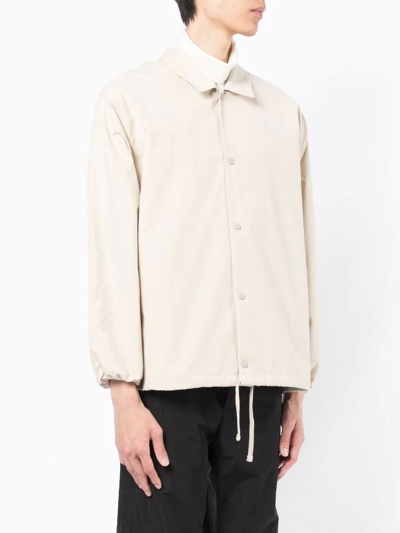 Essentials Coaches Track Jacket In Neutrals