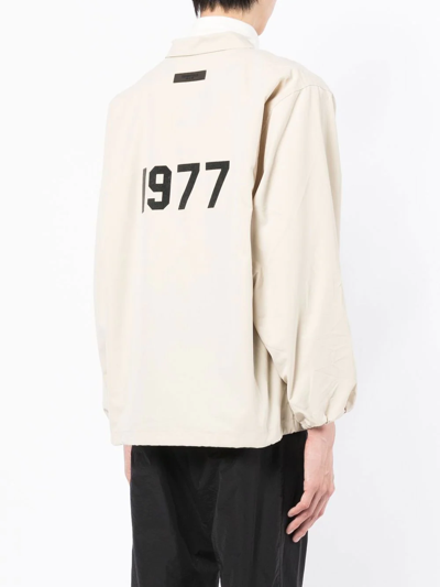 Essentials Coaches Track Jacket In Neutrals