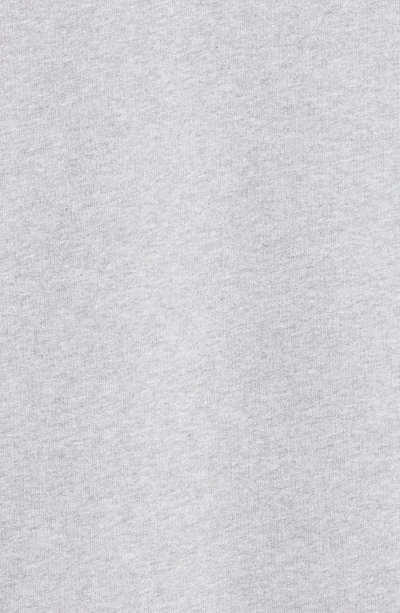 Shop Stella Mccartney Giant Floral Print Cotton Sweatshirt In 1264 Light Grey Melange