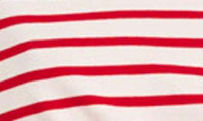 Shop Alex Mill Beachside Stripe Cotton Top In White/ Red