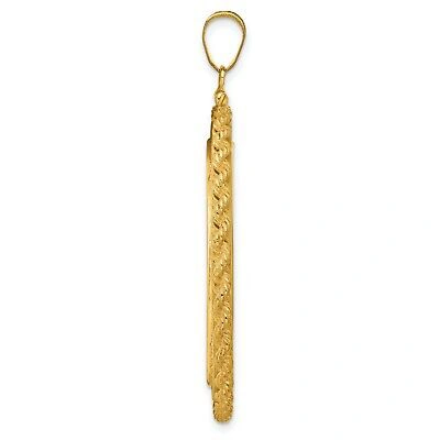 Pre-owned Jewelry Stores Network 1850-1907 Us $20 Liberty Double Eagle Screw Top Filigree Coin Bezel In 14k Gold