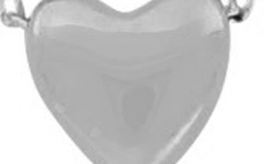 Bony Levy 14k Gold Puffy Heart Pendant Necklace In 14k White Gold