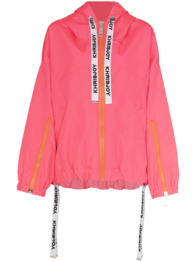 Shop Khrisjoy Jackets In Flamingo Pink