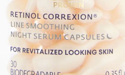 Shop Roc Retinol Correction Line Smoothing Night Serum Capsules