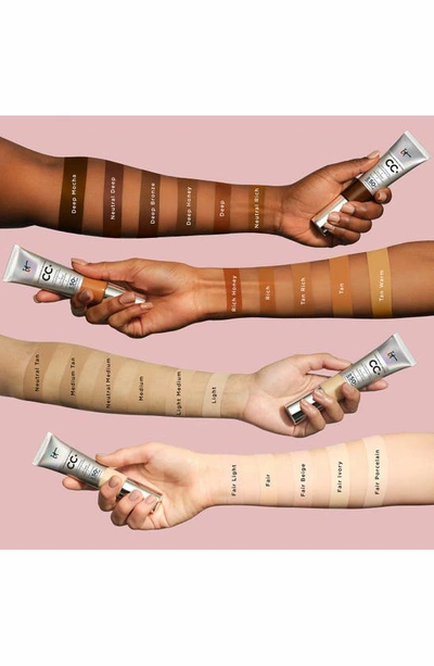 It Cosmetics Cc+ Cream Full Coverage Color Correcting Foundation With Spf 50+ Medium Tan 1.08 oz/ 32 ml In Medium Tan