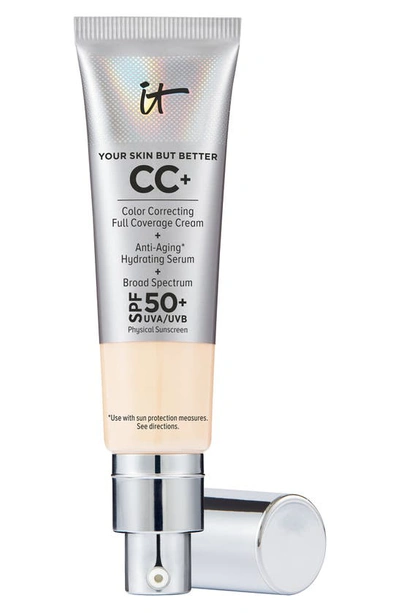 Shop It Cosmetics Cc+ Color Correcting Full Coverage Cream Spf 50+, 1.08 oz In Fair