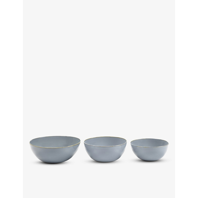 Serax Anita Le Grelle Terres De Rêves Apero Stoneware Bowls Set Of Three