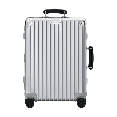 Shop Rimowa Classic Cabin S Luggage In Silver