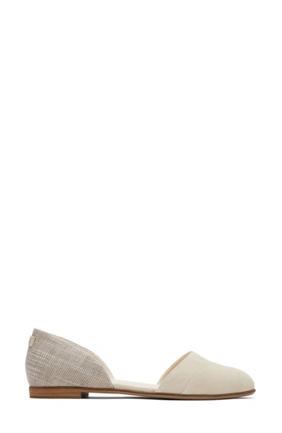 Shop Toms Jutti D'orsay Flat In Natural