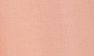 Dkny Pull-on Drawstring Crop Linen Pants In Flamingo