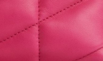 Shop Saint Laurent Toy Loulou Puffer Quilted Leather Crossbody Bag In Bubblegum