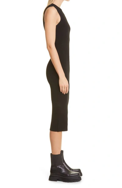 Shop Et Ochs Ellie Rib Cutout Body-con Midi Dress In Black