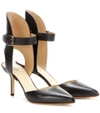 FRANCESCO RUSSO LEATHER PUMPS,P00165846