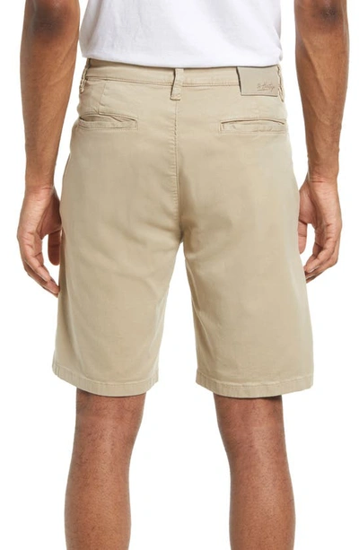 34 Heritage Nevada Soft Touch Chino Shorts In Oak Soft Touch