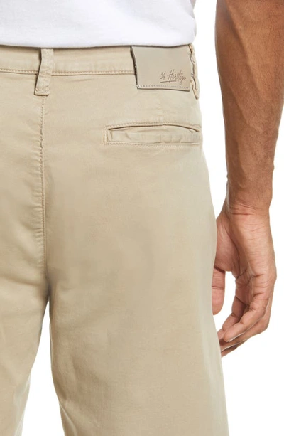 34 Heritage Nevada Soft Touch Chino Shorts In Oak Soft Touch