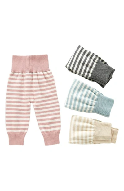 Shop Ashmi And Co Jordan Stripe Cotton Pants In Gray