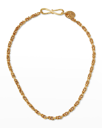 Shop Sylvia Toledano Artsy Pendant Chain In Gold