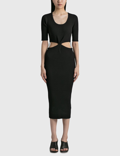 Shop Jonathan Simkhai Collette Midi Dress In Black