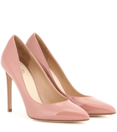 Francesco Russo Patent Leather Pumps In Phard