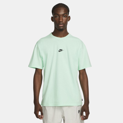 Shop Nike Men's  Sportswear Premium Essentials T-shirt In Green