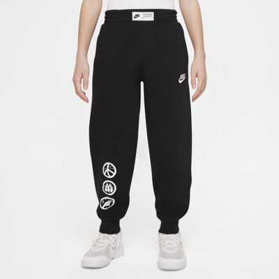 Shop Nike Culture Of Basketball Big Kids' (boys') Pants In Black