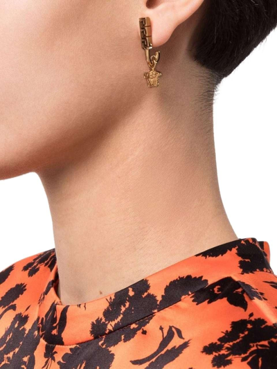 Shop Versace Women's Gold Metal Earrings