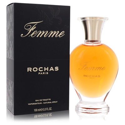 Shop Rochas Femme  By  Eau De Toilette Spray 3.4 oz