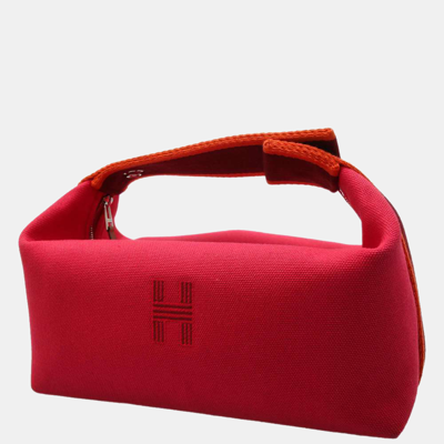 Hermès Bride-À-Brac Pink Cotton Handbag (Pre-Owned)