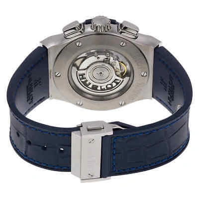 Pre-owned Hublot Classic Fusion Automatic Blue Sunray Dial Titanium Men's Watch